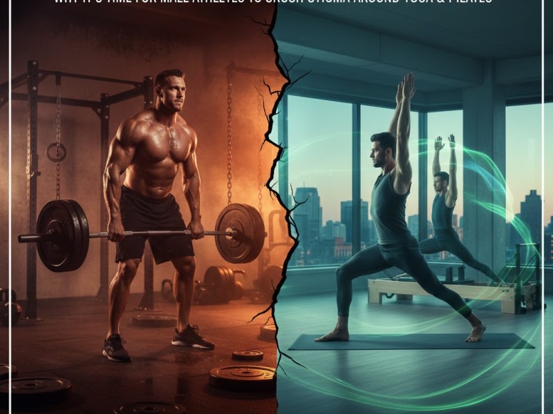 The Missing Link: Why It’s Time for Male Athletes to Crush the Stigma Around Yoga and&nbsp;Pilates