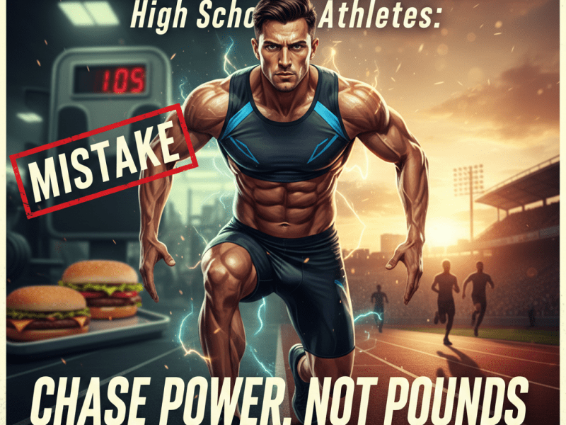​The Weight Gain Trap: Why High School Athletes Should Chase Power, Not&nbsp;Pounds